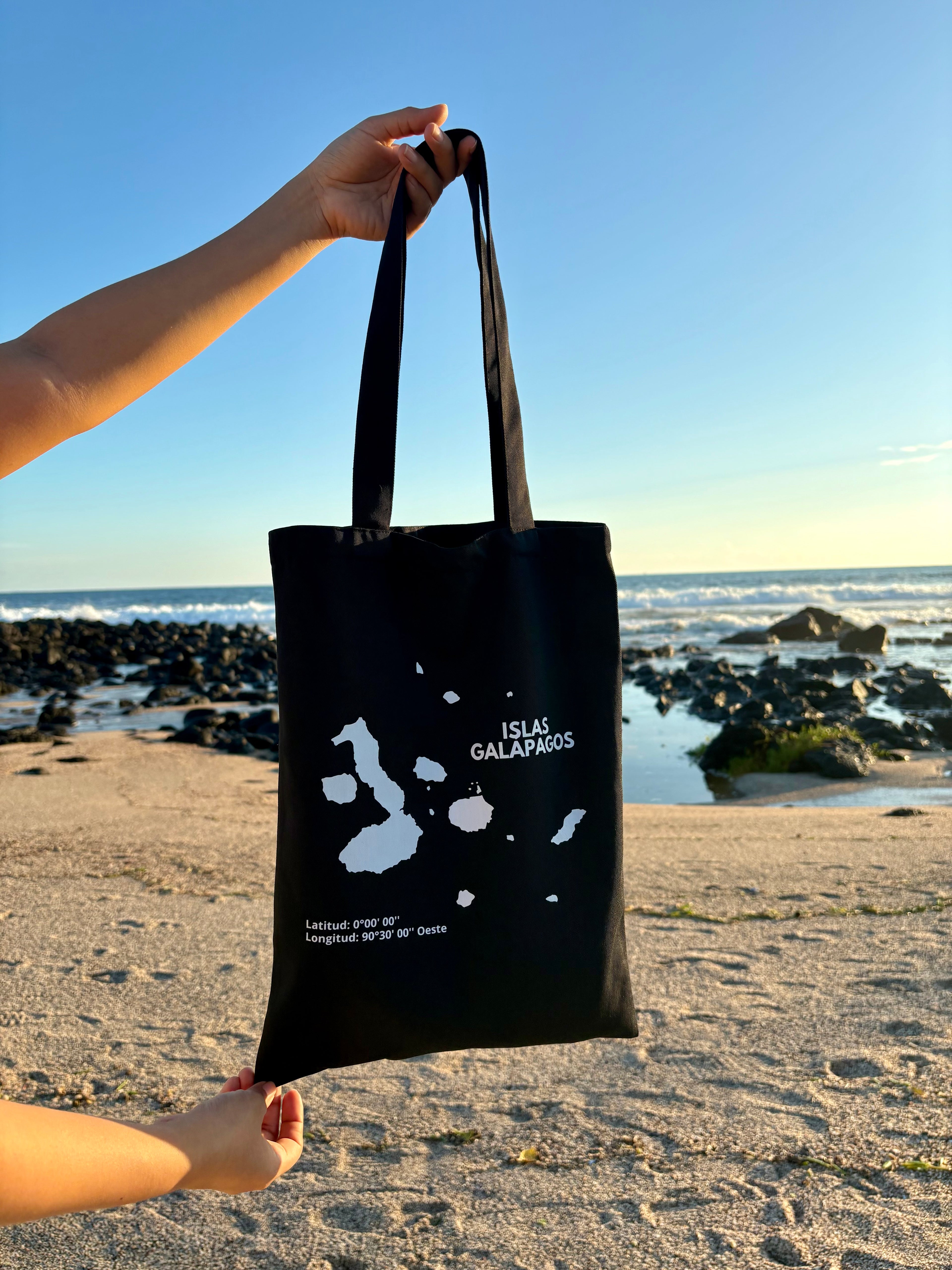 Tote bag color negro